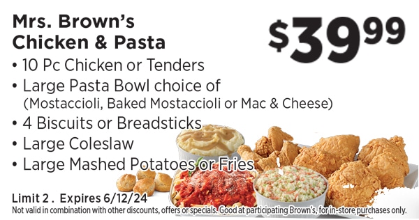 Exclusive Brown's Chicken Coupon - Limited Time Offer